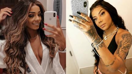 Ludimilla e sua namorada Brunna