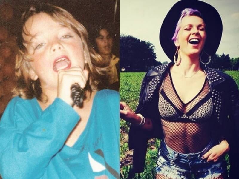 Bruna Tang já gostava de aparecer desde pequena. Olha só que gracinha ela fazendo "show" para a família!