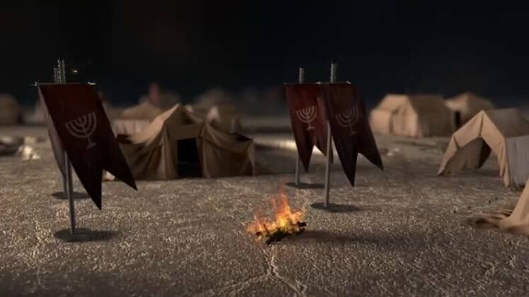 Os acampamentos fazem parte dos elementos presentes nas aberturas das três primeiras temporadas de Reis. Segundo o arqueólogo e historiador Rodrigo Silva, morar em tendas era um costume comum das famílias por volta de 400 anos a.C