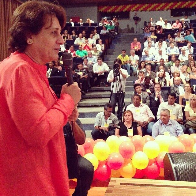 Eliana Pedrosa anunciou, nesta segunda-feira, que seria candidata a vice na chapa de Arruda