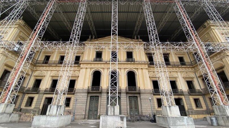Museu nacional passa por processo de restauração
