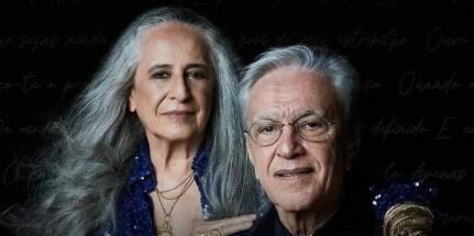 Venda geral para turnê de Caetano Veloso e Maria Bethânia começa nesta quarta
