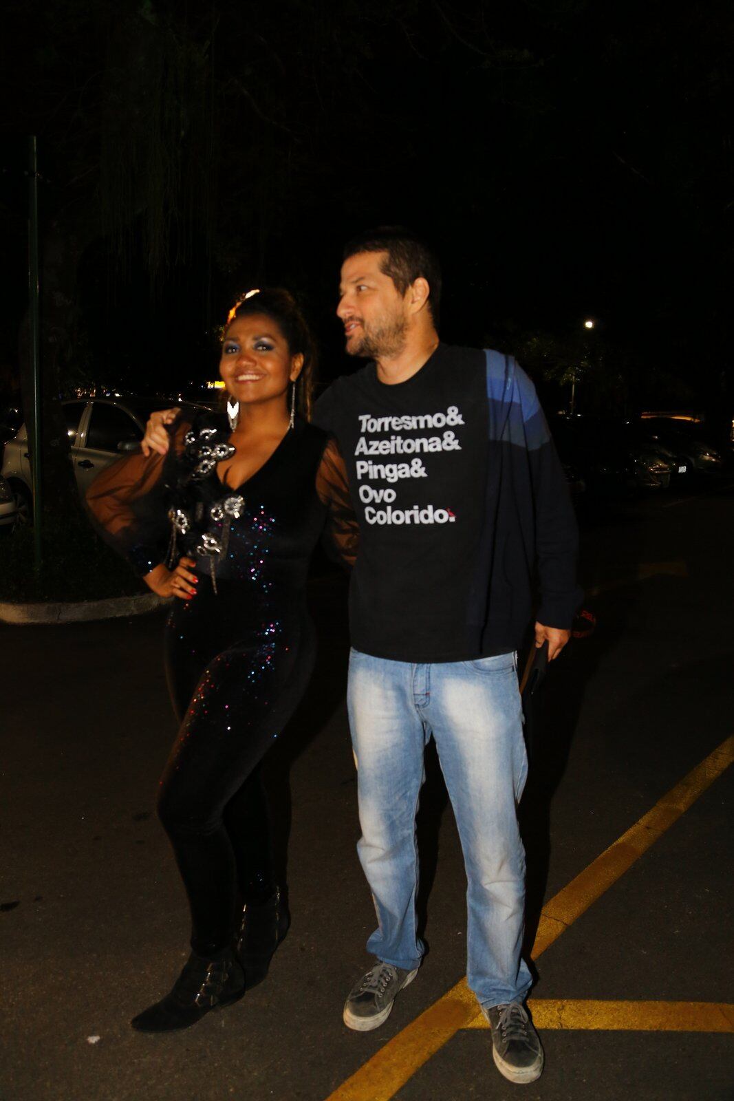 Gaby Amarantos e Marcelo Serrado se dividiram em duas festanças. Eles foram no aniversário de Fabiana Karla e depois no de Paulo Gustavo