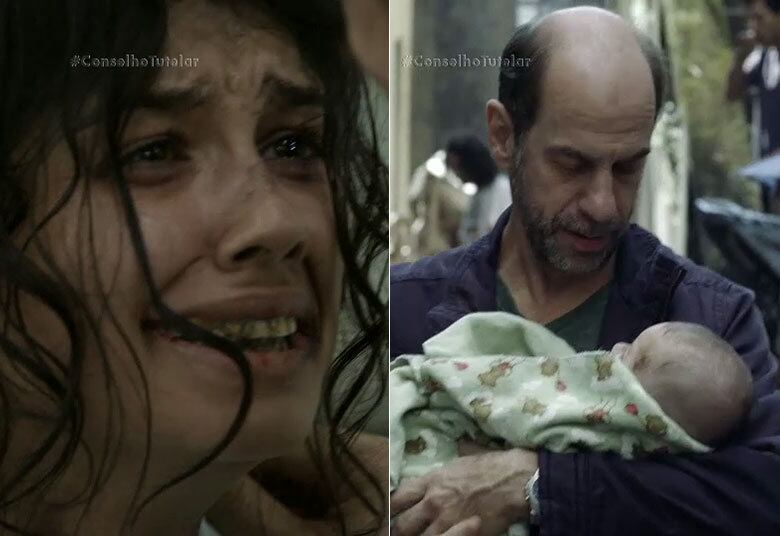 Os conselheiros se arriscaram para salvar um bebê no terceiro episódio da temporada de Conselho Tutelar! Uma mãe viciada em crack tentou vender o filho para comprar drogas e teve um final trágico. Além disso, uma senhora que colocava crianças para trabalhar nas ruas teve seu esquema desmontado