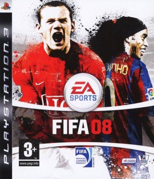 Se naquela época já pudessem pedir música, R10 e Rooney teriam esse direto. Os dois foram pelo terceiro ano consecutivo capas globais do game, dessa vez no FIFA 08. Nas outras