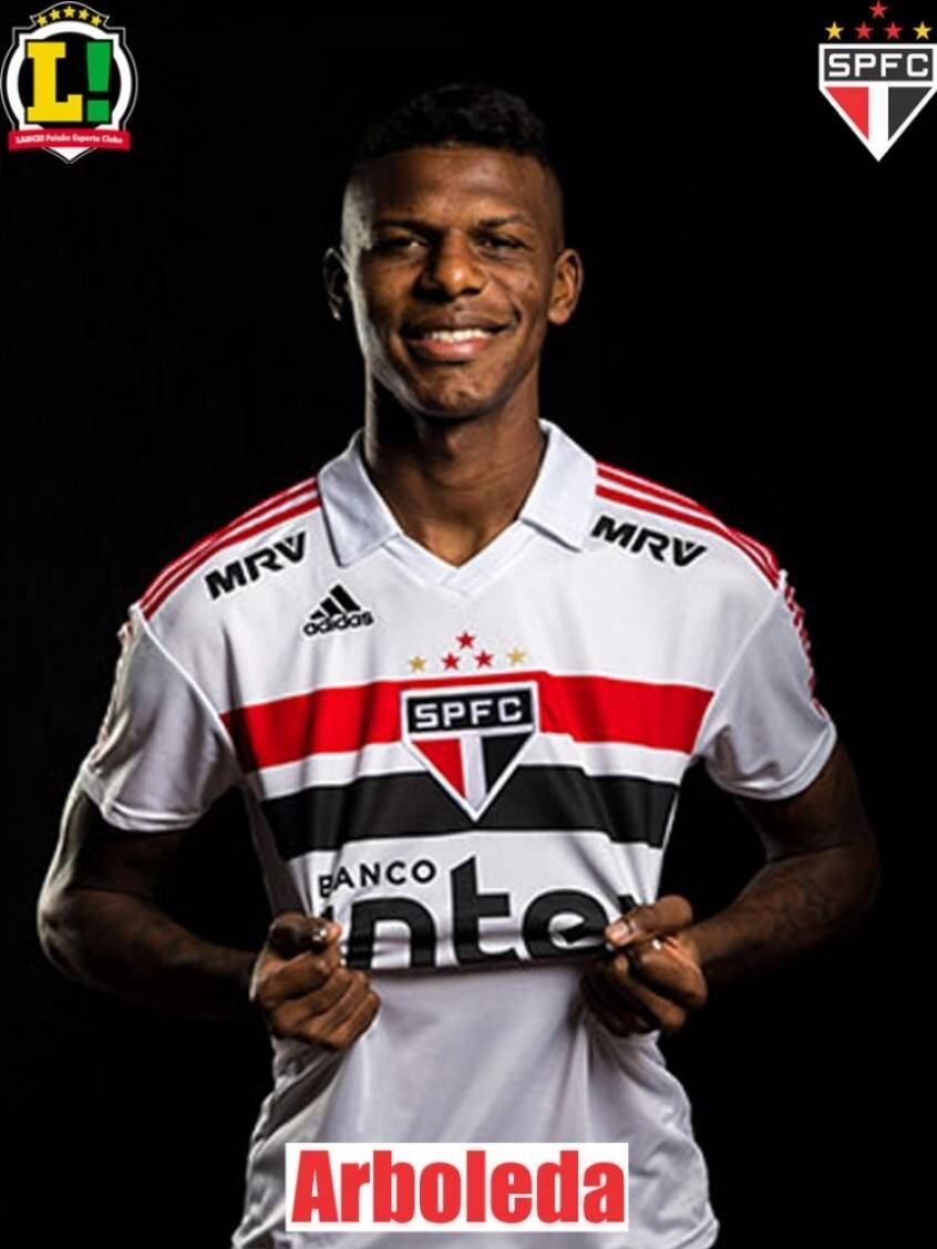 Arboleda - 6,0 - Ganhou a maioria dos duelos aéreos e quase fez um gol de cabeça após cobrança de escanteio no primeiro tempo.