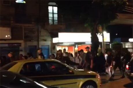 Manifestantes tomaram faixa da rua Jardim Botânico