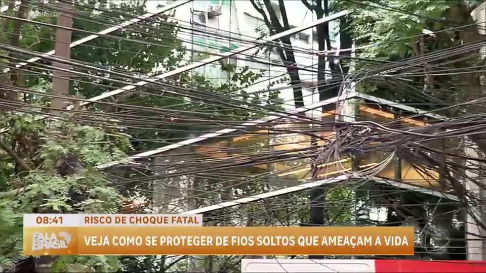 Especialista dá dicas de como se proteger de fios soltos na rua; confira