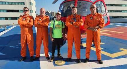 Paciente foi levado em menos de duas horas para Juiz de Fora