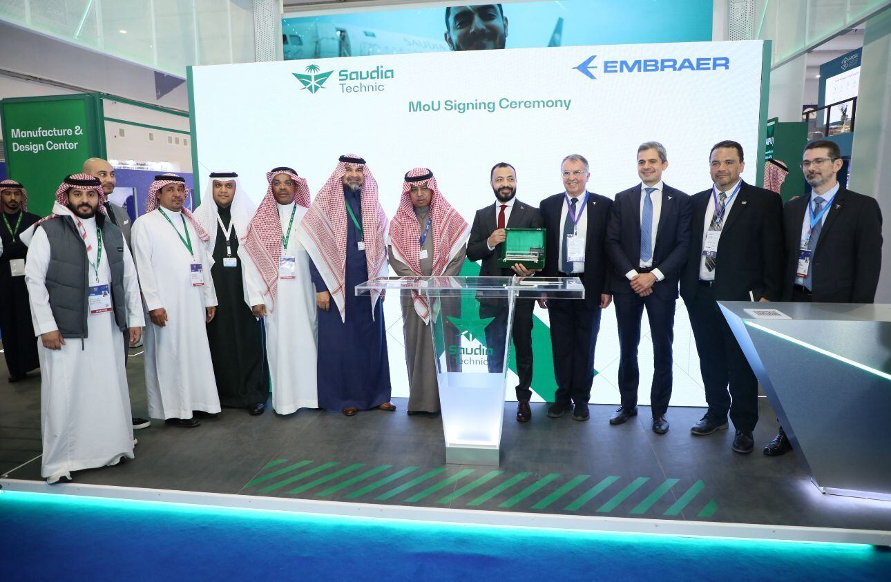 Saudia Technic e Embraer Serviços & Suporte: memorando de entendimento
