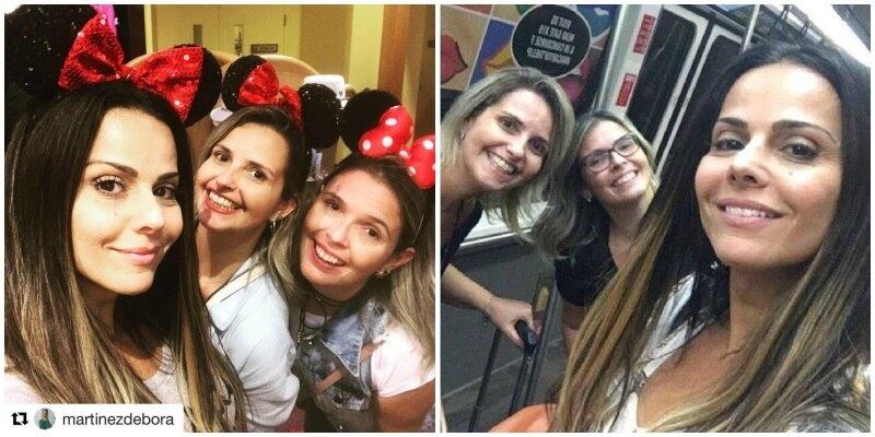Vivi resolveu curtir férias com as amigas e deixou o noivo Radamés no Brasil