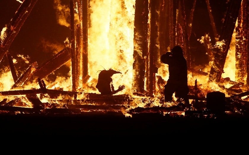 Aaron Mitchell morreu no festival Burning Man