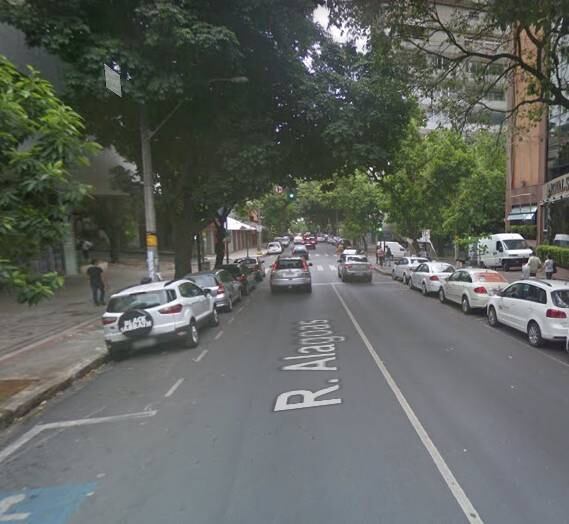 Agressão aconteceu na Rua Alagoas, na Savassi
