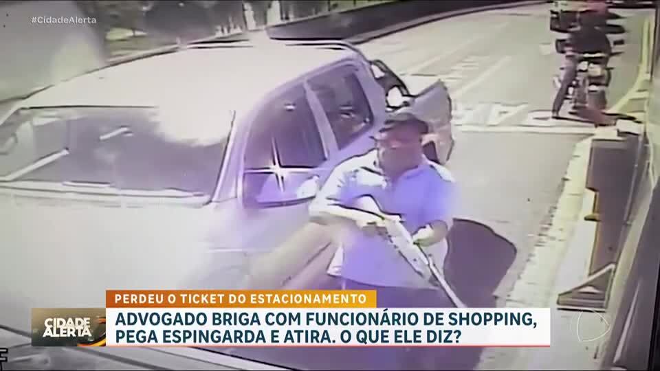 Advogado atira contra funcionário de shopping após perder ticket do estacionamento