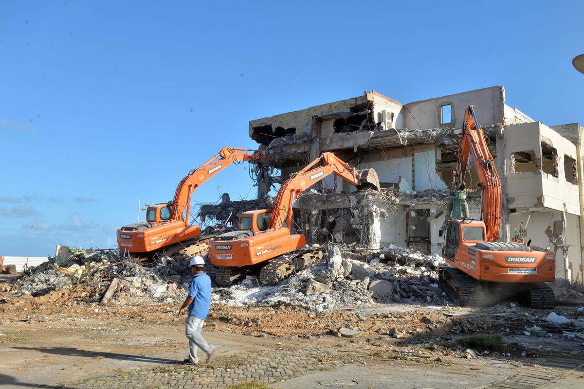No local, antes abandonado, será construído o Parque Atlântico
