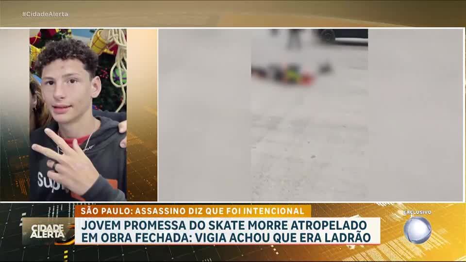 Adolescente promessa do skate nacional é morto atropelado ao ser confundido com criminoso