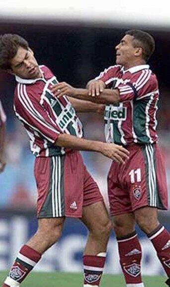 O baixinho Romário, na época no Fluminense, se irritou com erro do zagueiro Andrei e atravessou o campo para dar um tapa na cara do companheiro. No mesmo dia, o Baixinho não se mostrou arrependido pela atitude.