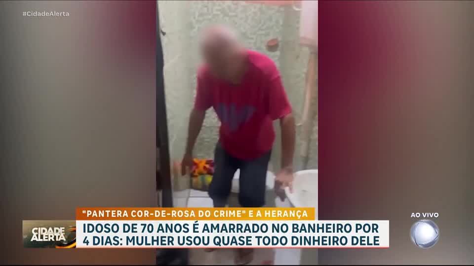 ‘Pantera cor de rosa do crime’ é presa por manter idoso deficiente visual em cárcere privado