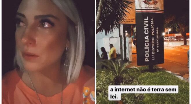 Gui Leão disse que as ameaças estão relacionadas ao fim do namoro dele com ela