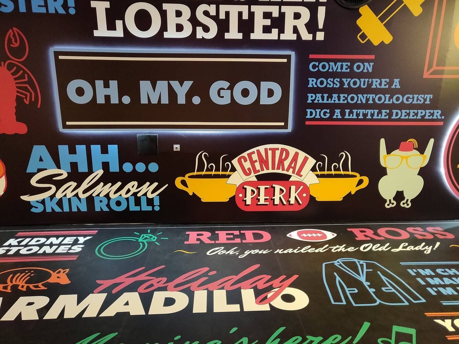 "OH.MY.GOD". Existe toda uma área reservada às mais icônicas frases e tudo o que mais marcou na série