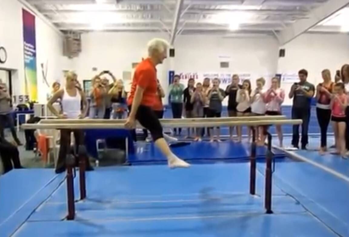 Johanna Quaas, de 89 anos, é a ginasta mais velha do mundo