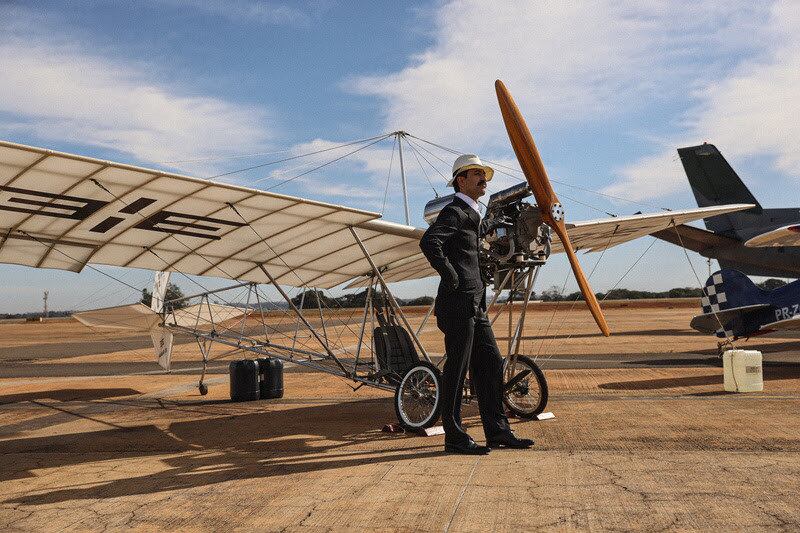 Simulacro da segunda aeronave projetada pelo Pai da Aviação, da Hangar 33