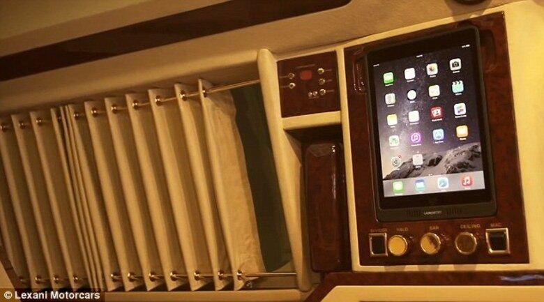 As cortinas podem ser fechadas com apenas um "clique" no botão