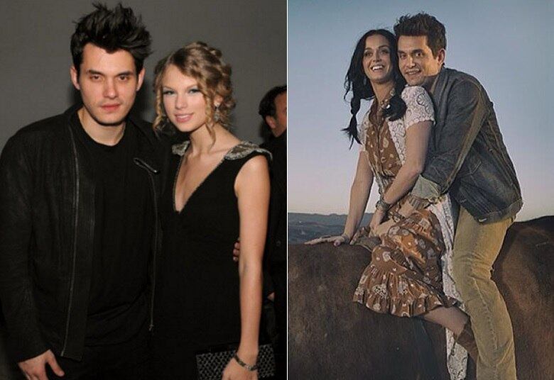Taylor Swift X Katy Perry
As duas cantoras andam se estranhando ultimamente, mas por motivos profissionais. Só que elas têm outro motivo para não se curtirem muito: John Mayer! O cantor "ladrão de corações" conquistou as duas beldades. Primeiro Taylor, com quem a relação não terminou bem. Ela até escreveu para ele uma música cheia de alfinetadas! Depois, ele ficou com Katy por algum tempo, mas também não deu certo
