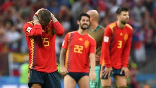 Espanha foi eliminada nas oitavas de final pela Rússia, nos pênaltis