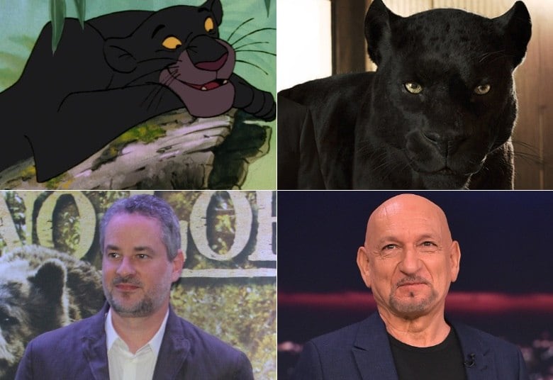 Baguera — Dan Stulbach e Ben Kingsley
A inteligente pantera é madura e cuidadosa, ganhando as vozes de Dan Stulbach no Brasil e de Ben Kingsley no exterior