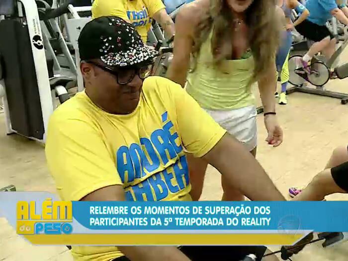 — Quero emagrecer muito mais ainda, mas quero fortalecer e
mudar a estrutura do meu corpo todo

+ Resultados surpreendentes! Turma do Além do Peso encara o espelho após perder medidas

+ Acesse R7 Play e assista às íntegras do Hoje em Dia! Clique e experimente de graça!
