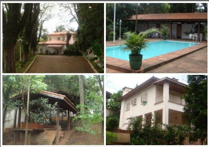 Esta
mansão na Serra da Cantareira custa R$ 12 milhões e oferece todo o luxo e
conforto de São Paulo em um espaço cheio de verde e qualidade de vida. A casa
tem cinco salas, quatro suítes com duas varandas e uma garagem que comporta até 50
carros. No destaque, você vê a piscina
