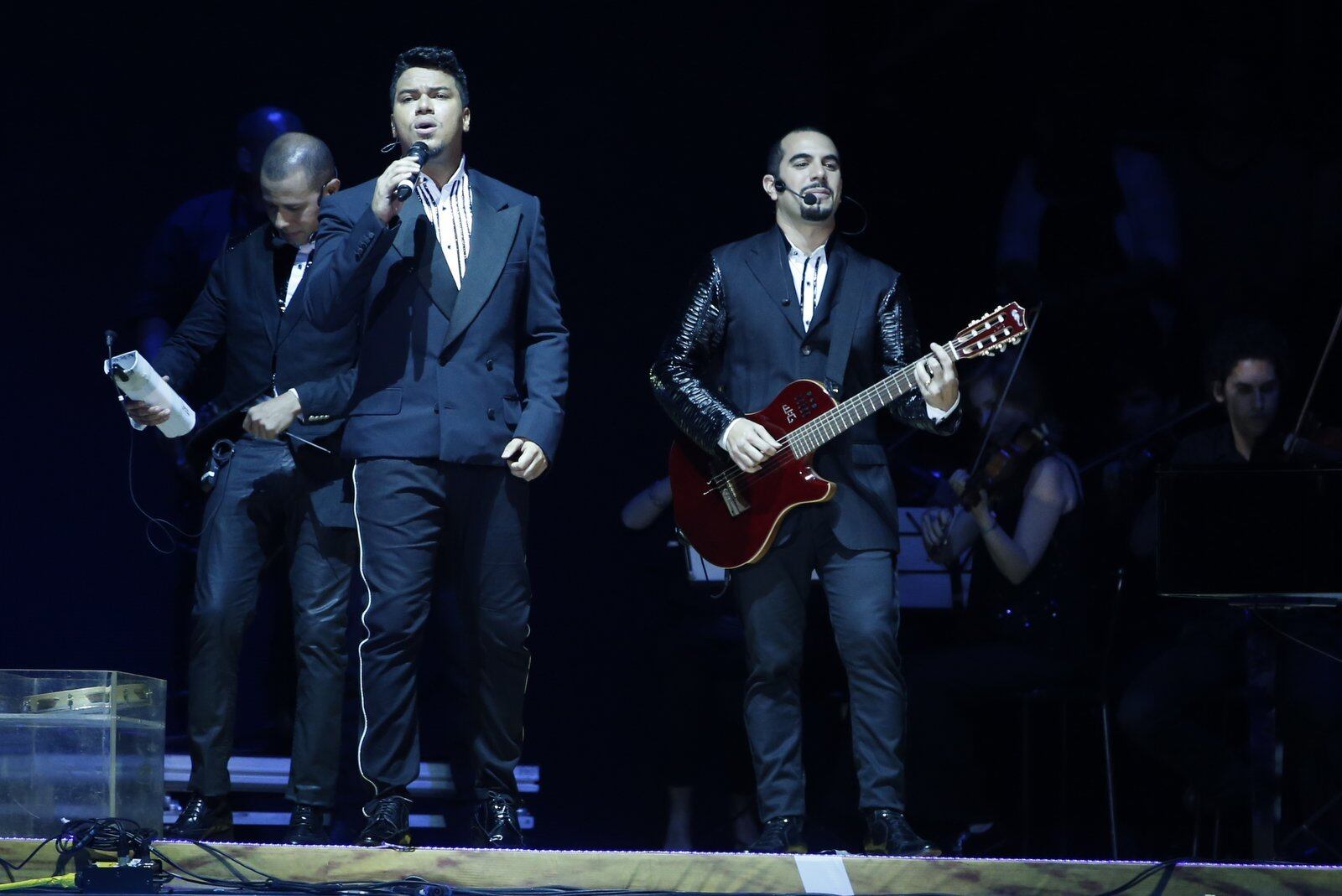 A banda Sorriso Maroto se apresentou na premiação e ganhou na categoria Melhor Grupo