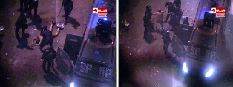 Imagens revoltaram manifestantes que protestavam contra o governo no Egito