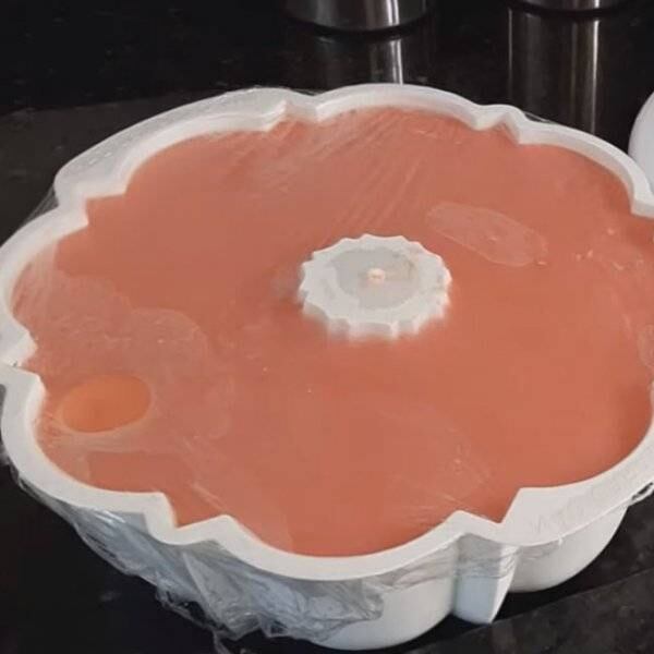 Gelatina Colorida em Camadas