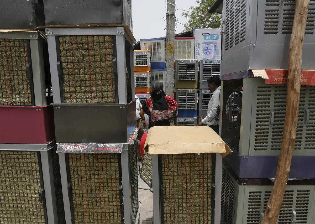 As vendas de ventiladores e aparelhos de ar-condicionado triplicaram em algumas regiões do país
