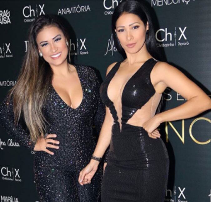 As cantoras Simone e Simaria marcam presença em show do 1º de Maio