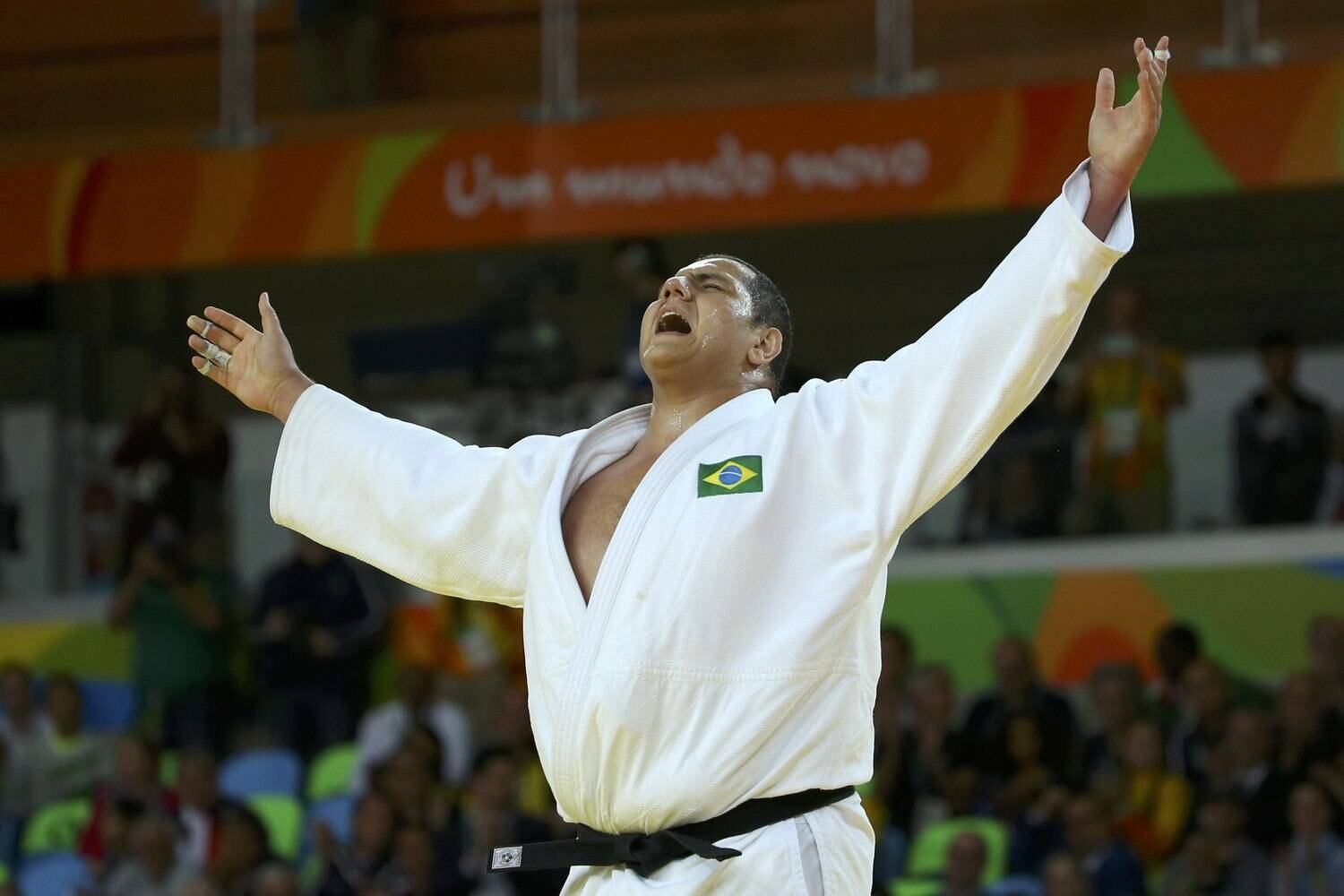 Rafael Silva, representante brasileiro do judô, é o atleta mais pesado da delegação brasileira na Rio 2016. No tatame, o 'Baby', como é conhecido, ficou com a medalha de bronze na categoria acima dos 100 kg