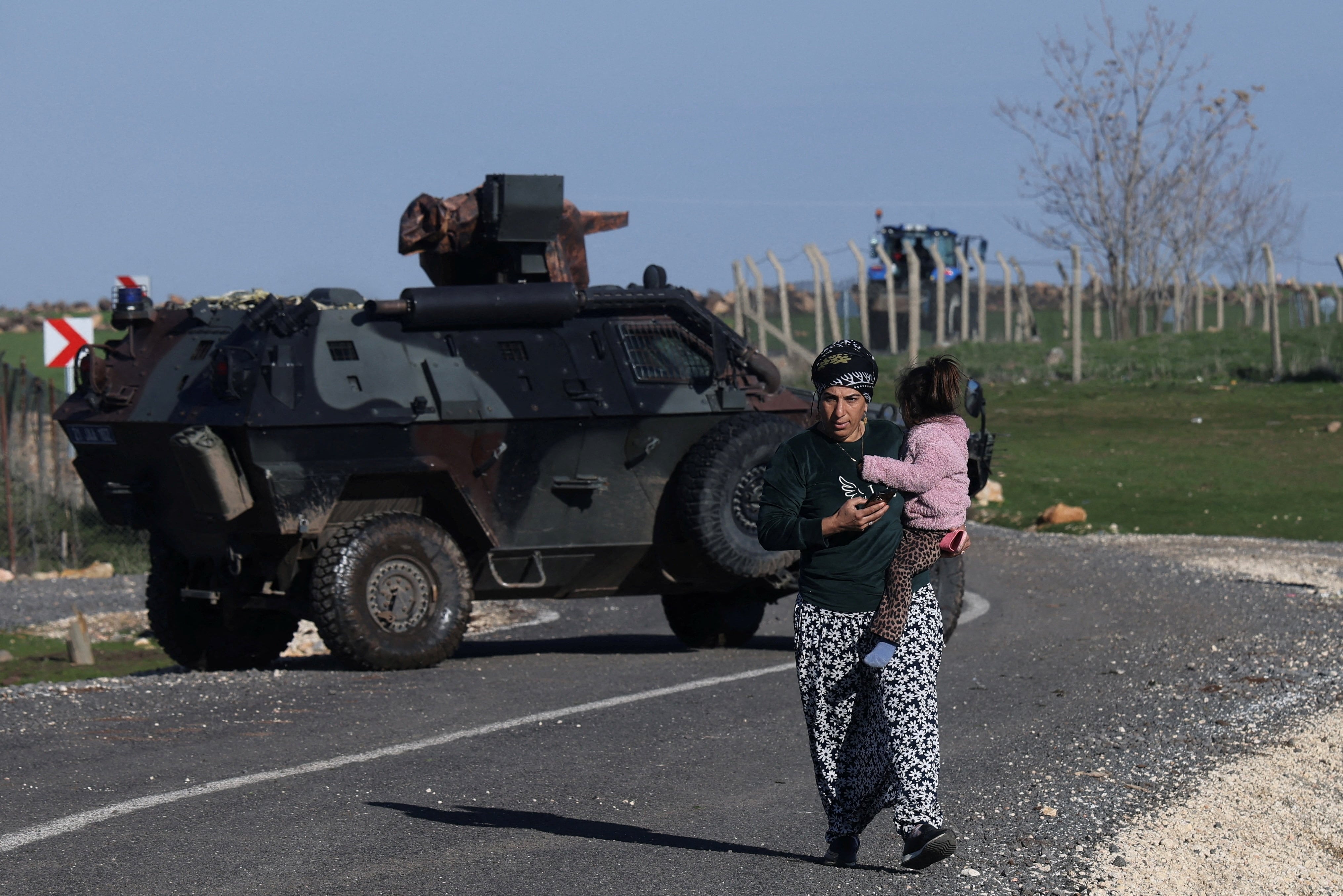 Tanque em Diyarbakir, na Turquia