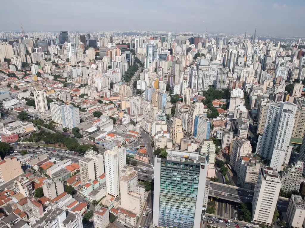 Vista aérea de São Paulo