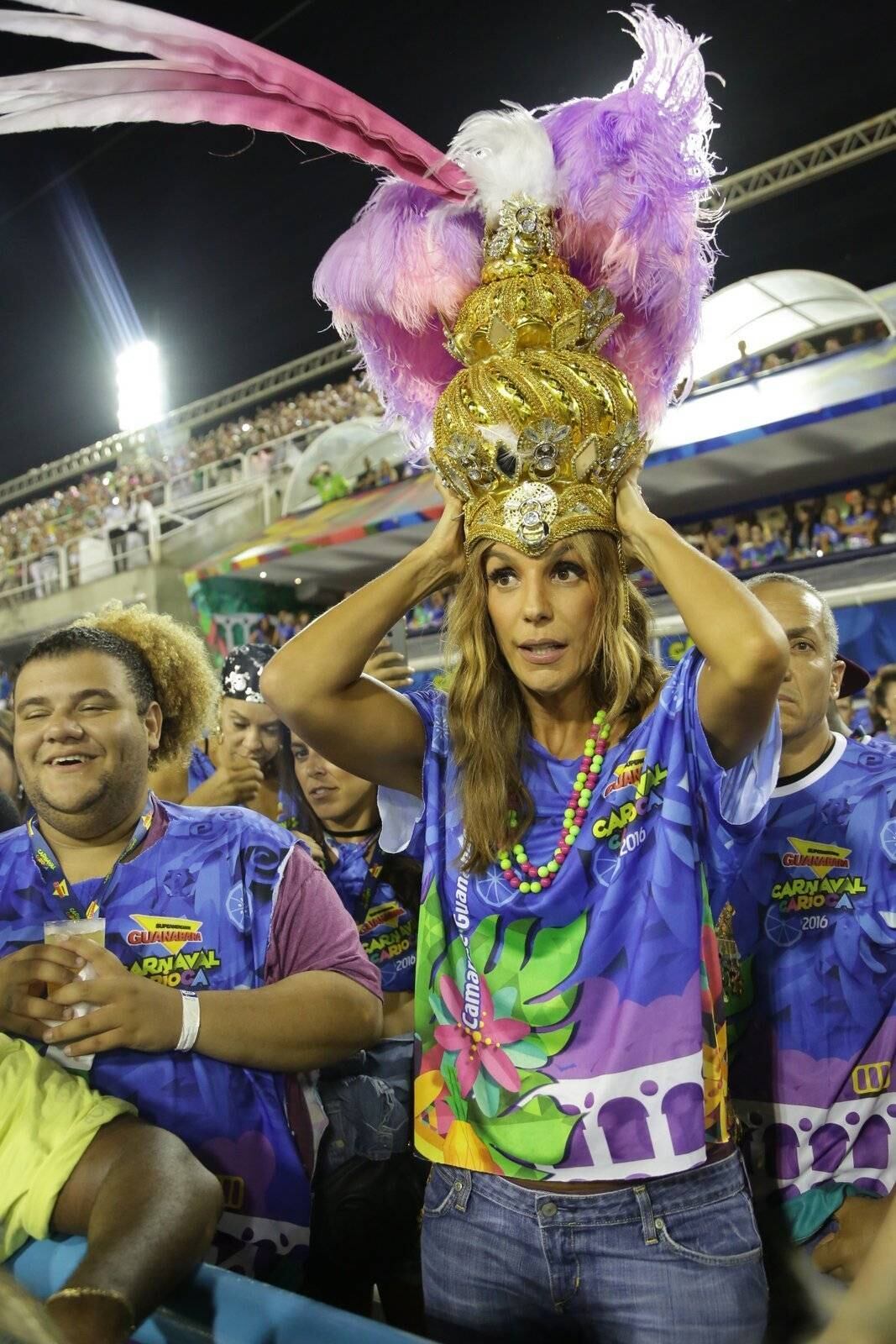 Veveta já estava como a rainha da Sapucaí!