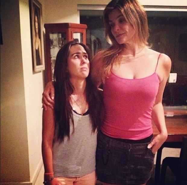 Tatá e Cristiana Oliveira fazem brincadeira nas redes sociais