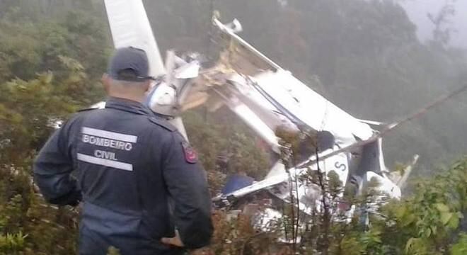 Aeronave foi localizada na Serra da Mantiqueira em Campos do Jordão (SP)