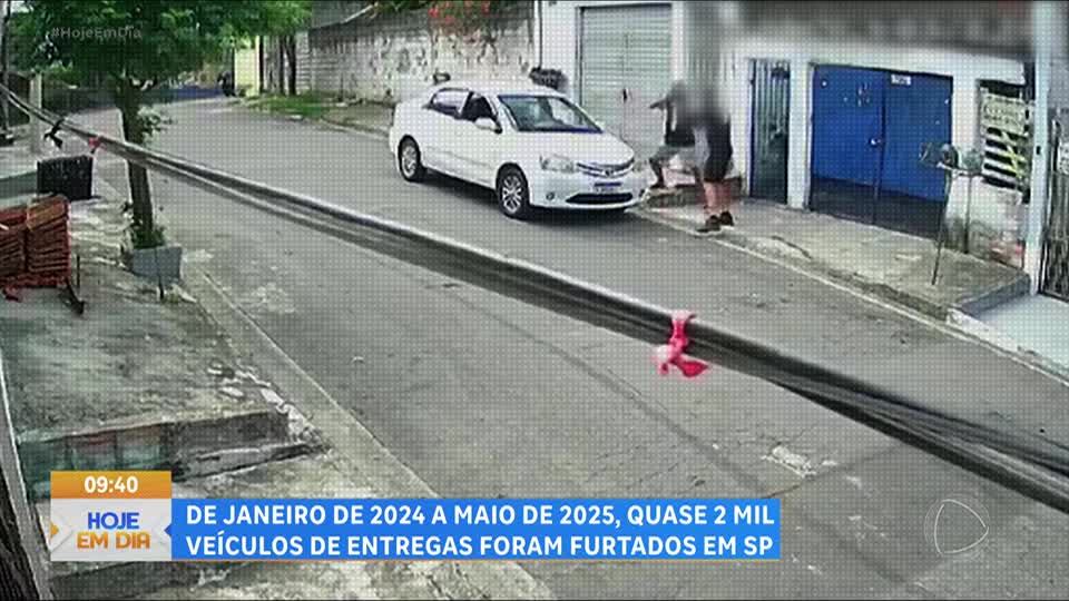 SP registra quase 2 mil roubos de veículos usados em entregas entre janeiro de 2024 e maio de 2025