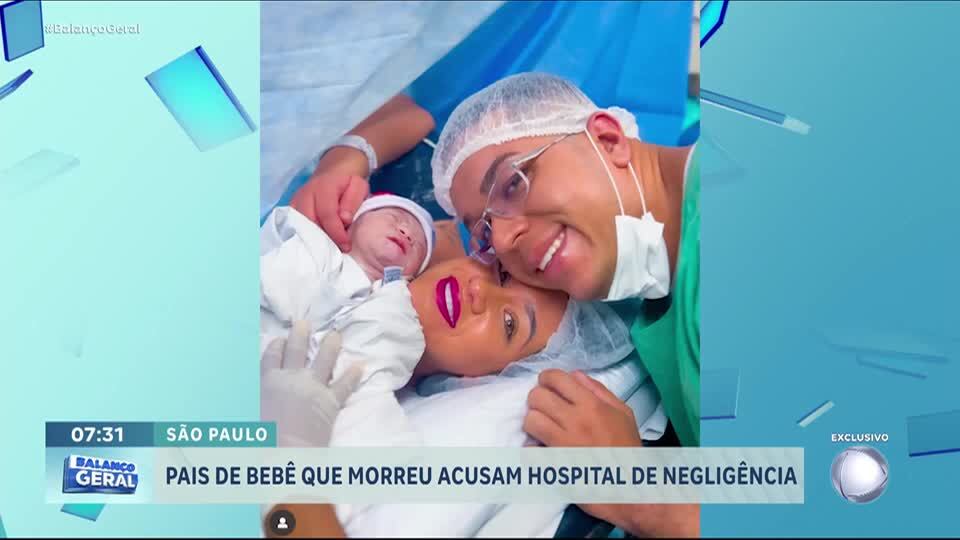 Pais acusam hospital de São Paulo de negligência após morte de bebê