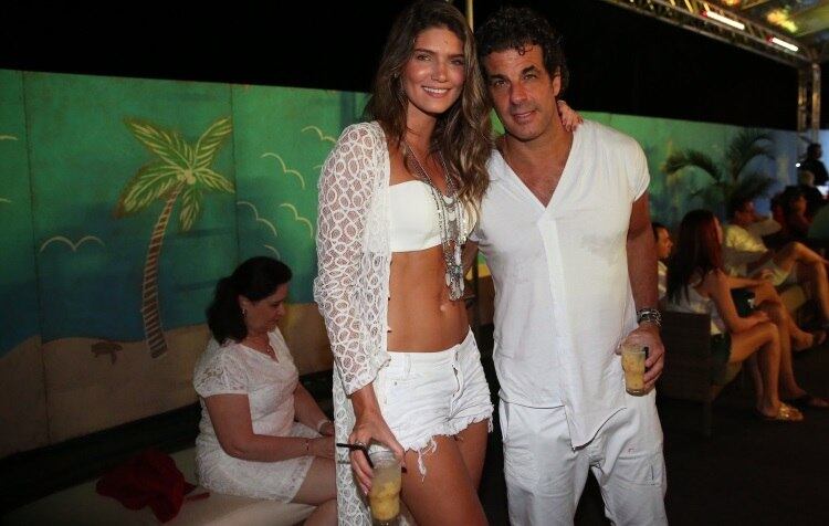 Alvaro Garnero e Lou Montenegro comemoram a chegada de um filho