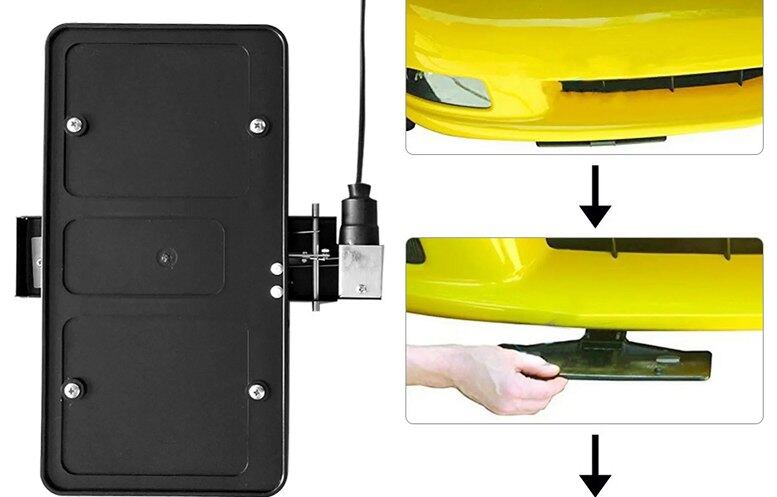 No site Ali Express, dispositivo de placa retrátil