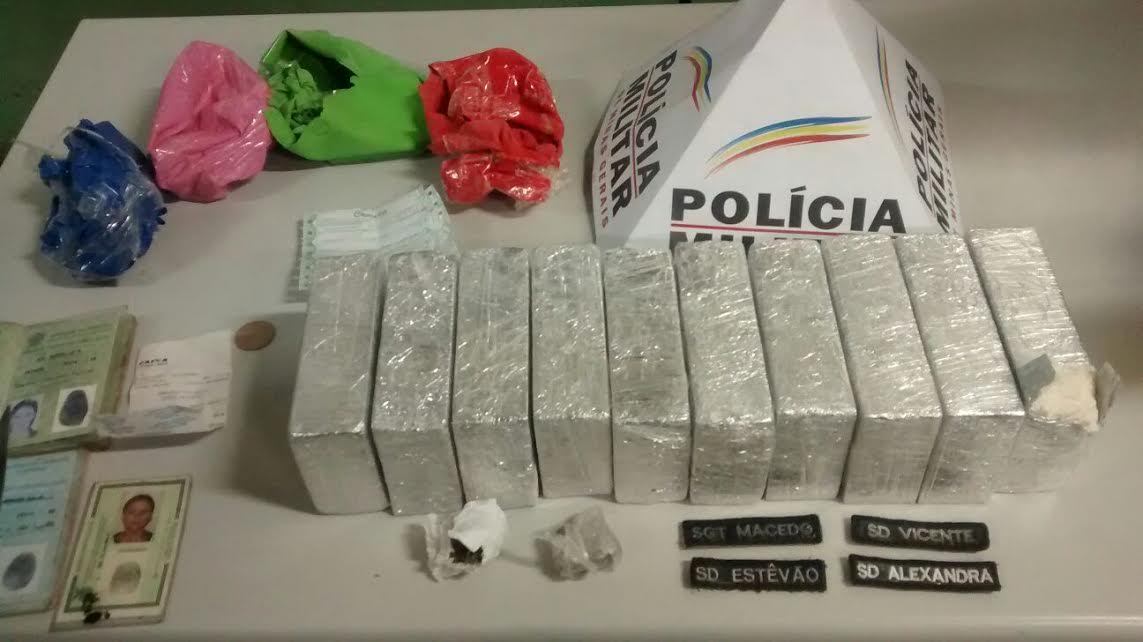 Droga estava dentro de uma maleta em um hotel no Centro de BH