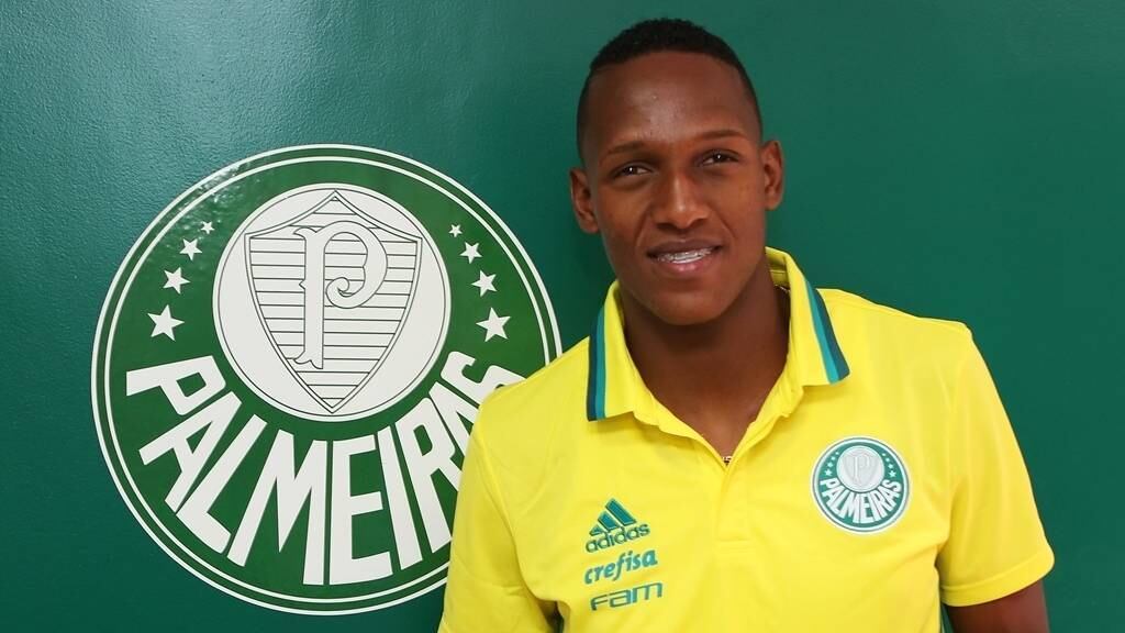 Yerri Mina, desejo do Barcelona, permanecerá no Palmeiras pelo menos até o término da Copa da Rússia
