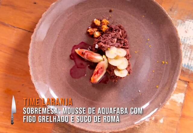 Mousse de aquafaba 

O prato que realmente encantou Xuxa foi a sobremesa de Natália, que fez um mousse de aquafaba com figo grelhado e suco de romã. A chef foi escolhida pela apresentadora como o melhor prato da prova e faturou um prêmio de R$ 10 mil!